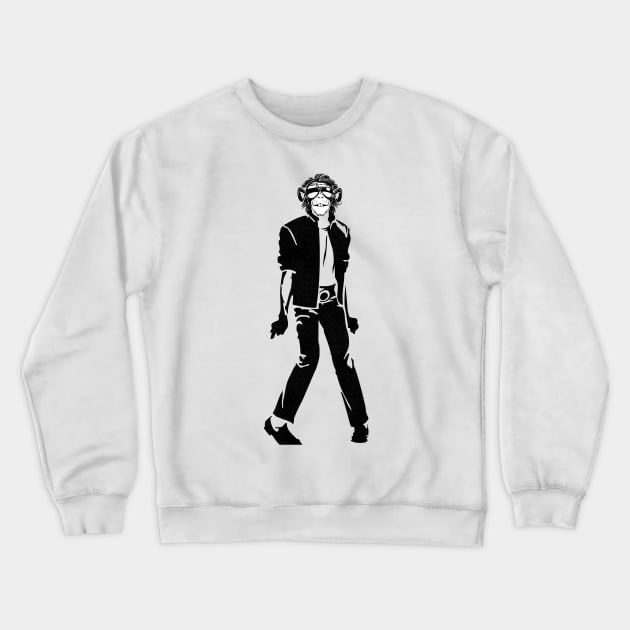 Bubbles the Monkey Crewneck Sweatshirt by BOEC Gear